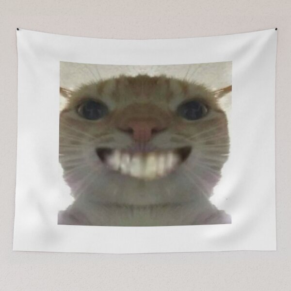 Item preview, smiley cat meme designed and sold by The Lone  vendor.