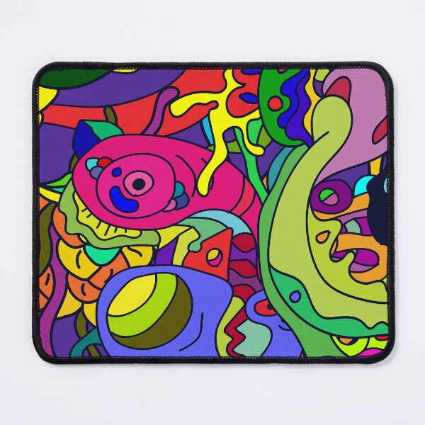 Item preview, Let's play color together guys doodle pattern designed and sold by DJava-ArtO.