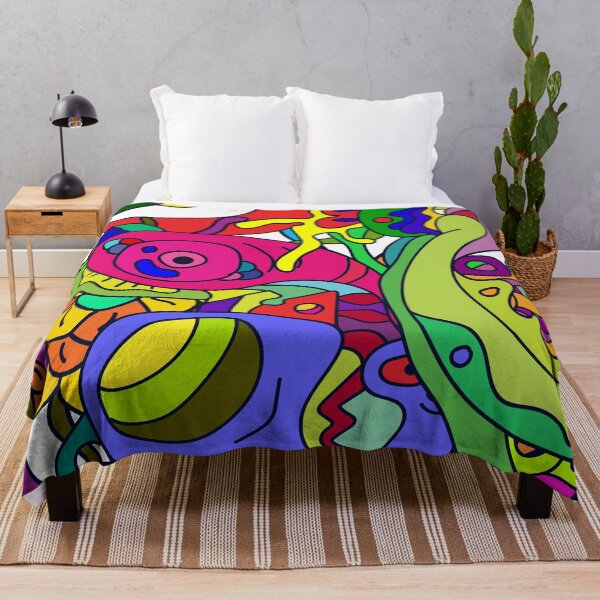 Item preview, Let's play color together guys doodle pattern designed and sold by DJava-ArtO.