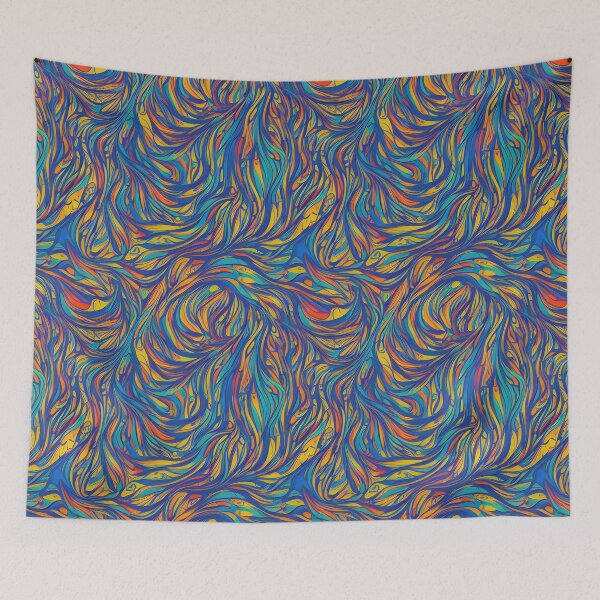 Item preview, Abstract psychedelic pattern designed and sold by CasualMadness.
