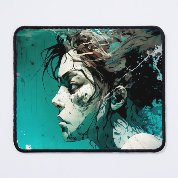 Item preview, Overwhelmed, Woman Underwater designed and sold by Electric-Llama.