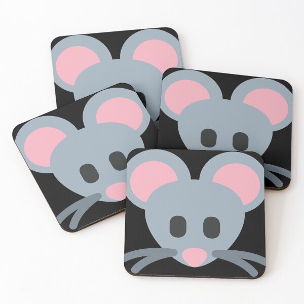 Item preview, Cute Mouse Face Emoji Icon designed and sold by PrintPortal.
