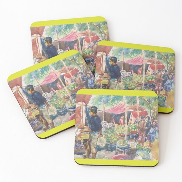 Item preview, Vegetable market in town. designed and sold by fbtrisha.