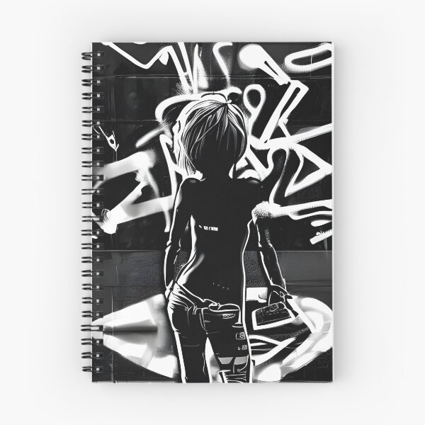 Item preview, Spraying graffiti girl designed and sold by Dalive.