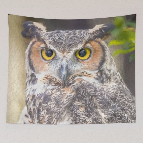 Item preview, Great Horned Owl designed and sold by Susan Rydberg.