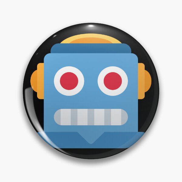 Item preview, Robot Head Emoji Icon designed and sold by PrintPortal.