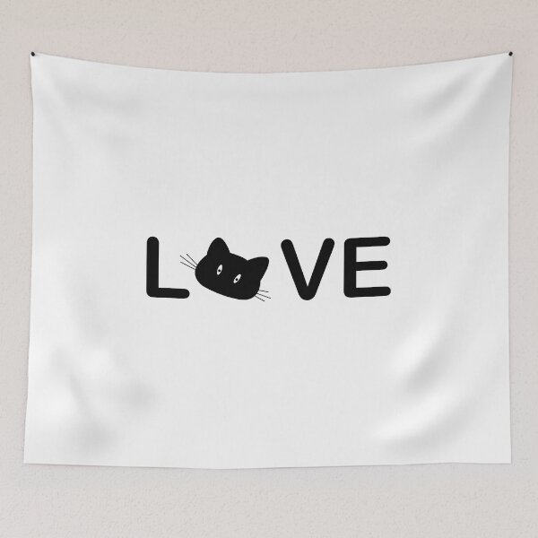 Item preview, Black cat love designed and sold by ayokestudio.