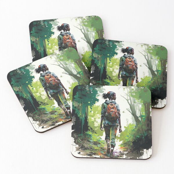 Item preview, The Forest Trek, Female Backpacker designed and sold by Electric-Llama.