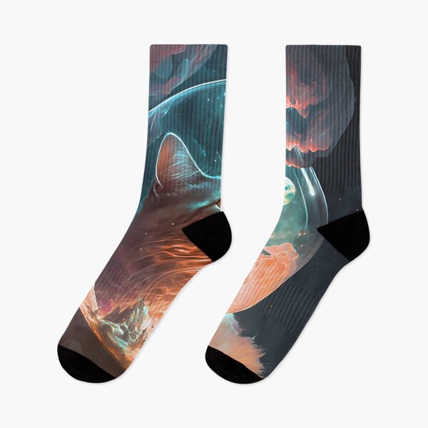 Item preview, Tiger Cat in a universe Buble designed and sold by Tuko Designs.