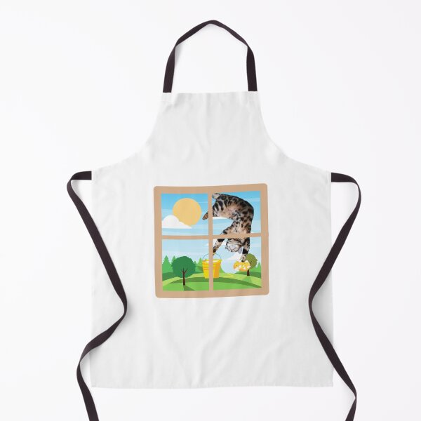 Item preview, cats with jobs - window cleaner bengal designed and sold by SeoulStation.