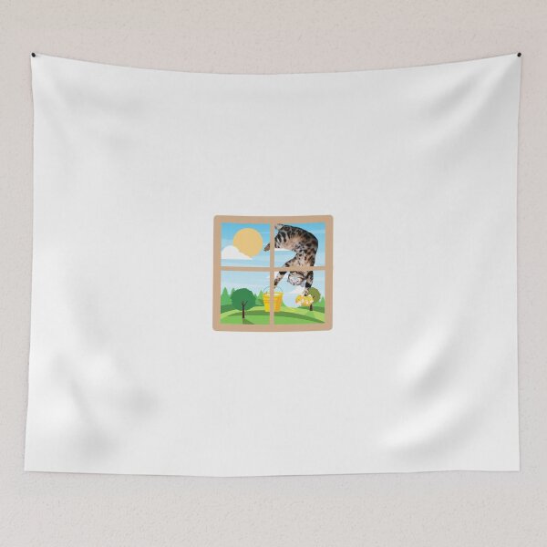 Item preview, cats with jobs - window cleaner bengal  designed and sold by SeoulStation.