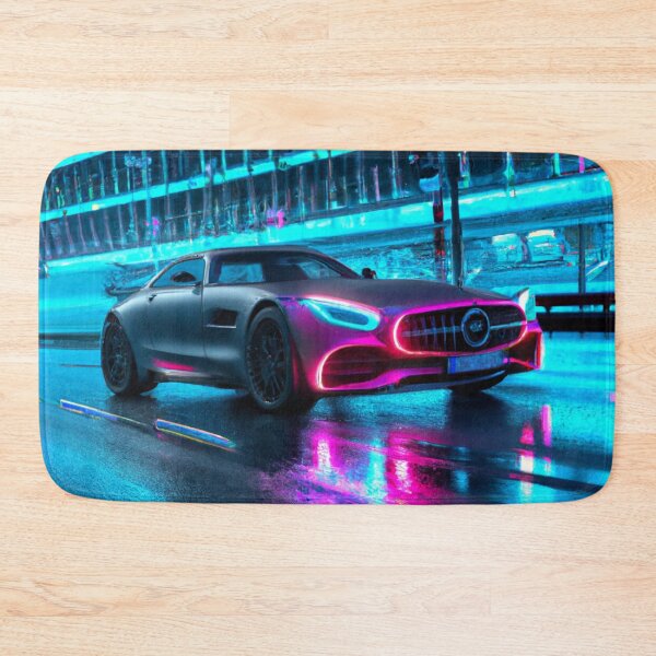 Item preview, Cyberpunk Mercedes Benz AMG GT in the streets designed and sold by SpaceCars.