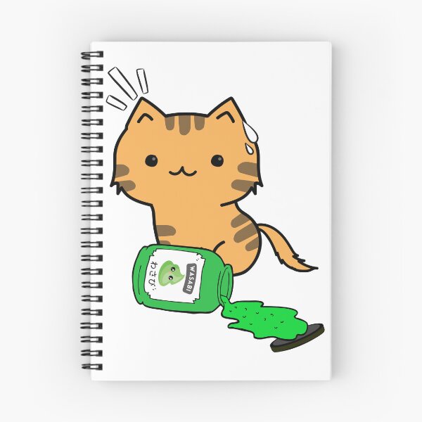 Item preview, Cute Orange Cat Spilled wasabi Sauce designed and sold by Pet Station.