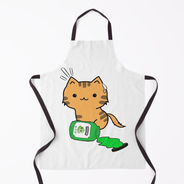 Item preview, Cute Orange Cat Spilled wasabi Sauce designed and sold by Pet Station.