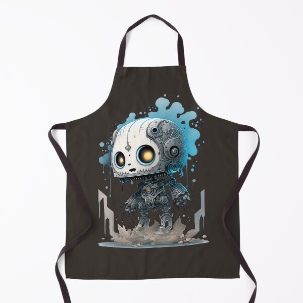 Item preview, Adorable Chibi Mechanoid Monster - Armored Skeleton designed and sold by DreamsGD.