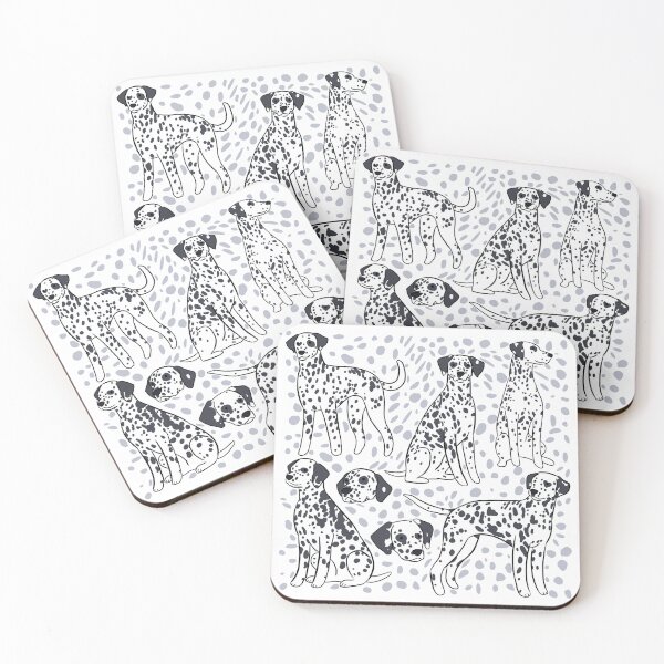 Item preview, Dalmatian illustration pattern  designed and sold by Yarafantasyart.