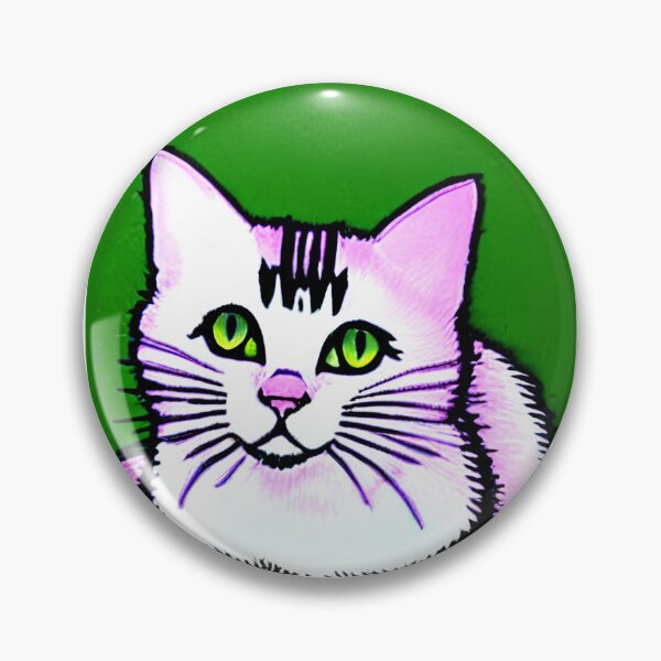 Item preview, Kitty with green eyes designed and sold by ownERROR429.