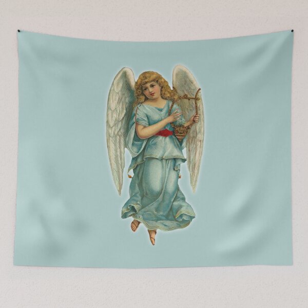 Item preview, Angel with harp - cute designed and sold by abudesigner.