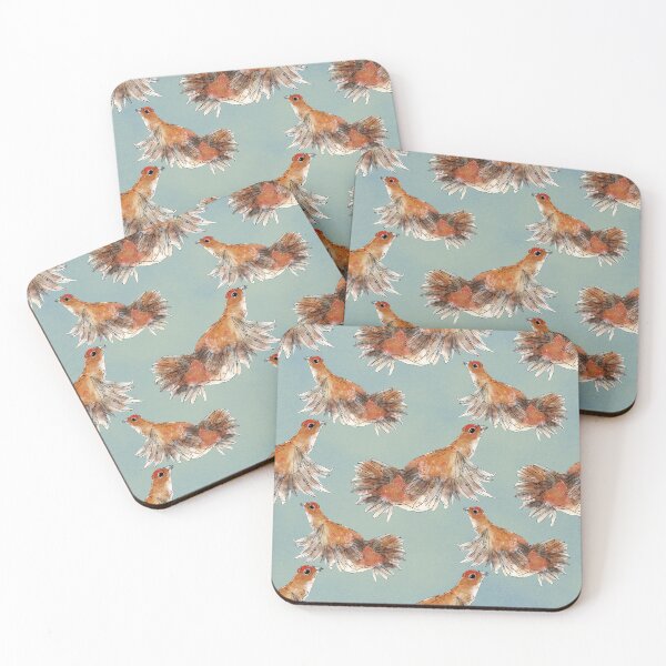 Item preview, Watercolour Red Grouse Country Game Bird designed and sold by RosalieReeves.