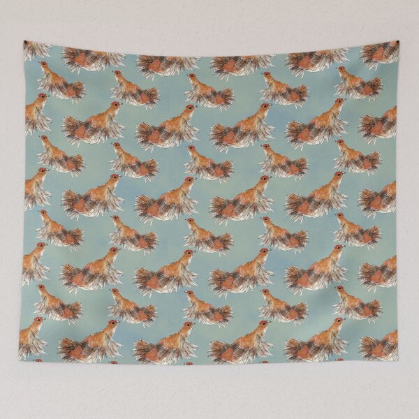 Item preview, Watercolour Red Grouse Country Game Bird designed and sold by RosalieReeves.