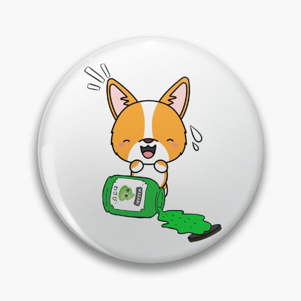 Item preview, Cute Corgi Spilled wasabi Sauce designed and sold by Pet Station.