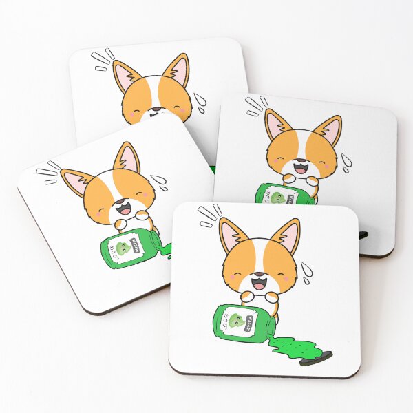 Item preview, Cute Corgi Spilled wasabi Sauce designed and sold by Pet Station.