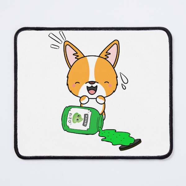 Item preview, Cute Corgi Spilled wasabi Sauce designed and sold by Pet Station.