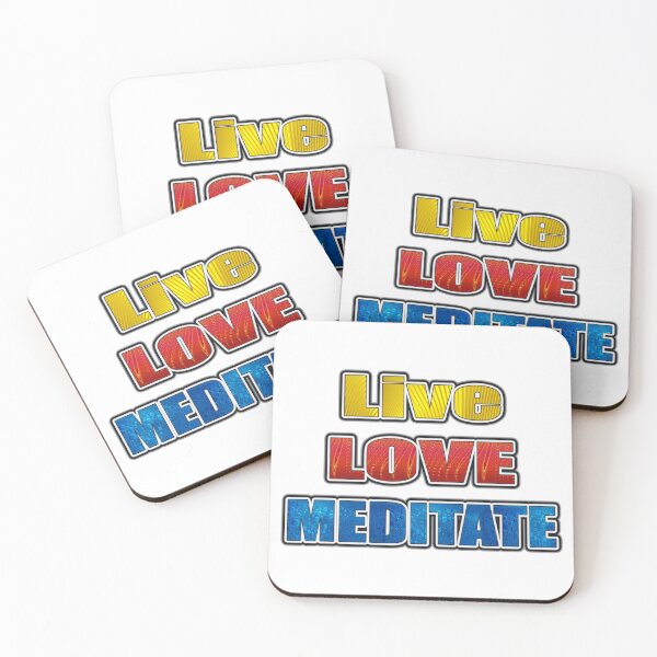 Item preview, live love meditate designed and sold by poupoune.