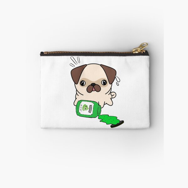 Item preview, Cute Pug Spilled Wasabi Sauce designed and sold by Pet Station.