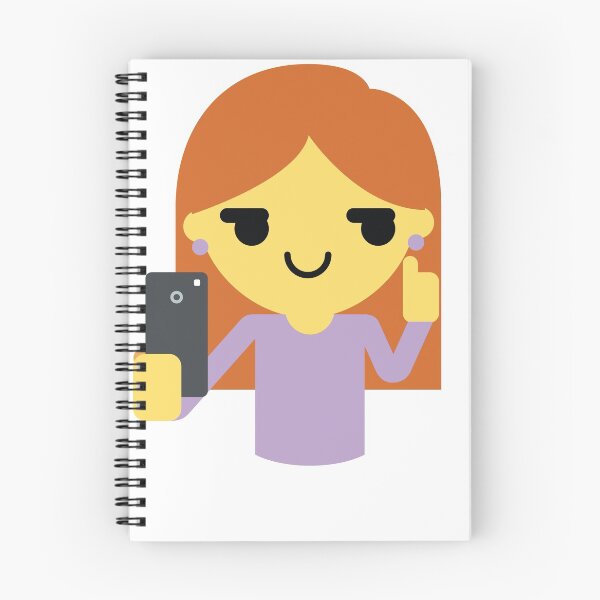 Item preview, Selfie Girl Emoji   designed and sold by HippoEmo.