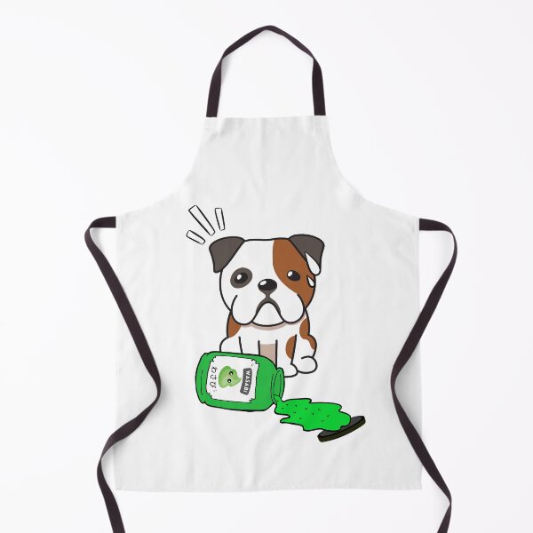 Item preview, Cute Bulldog Spilled Wasabi Sauce designed and sold by Pet Station.