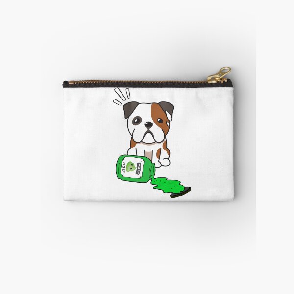 Item preview, Cute Bulldog Spilled Wasabi Sauce designed and sold by Pet Station.