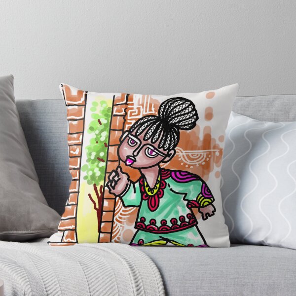 Item preview, Black African Girl Playing designed and sold by Kainene.