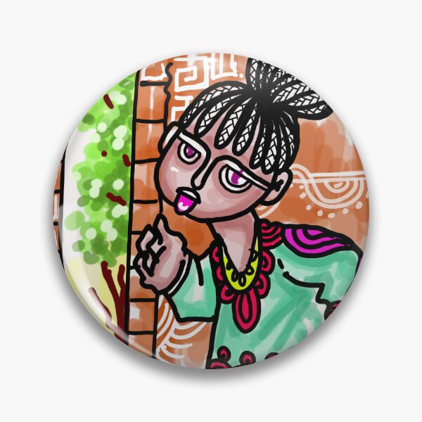 Item preview, niña africana negra jugando designed and sold by Kainene.