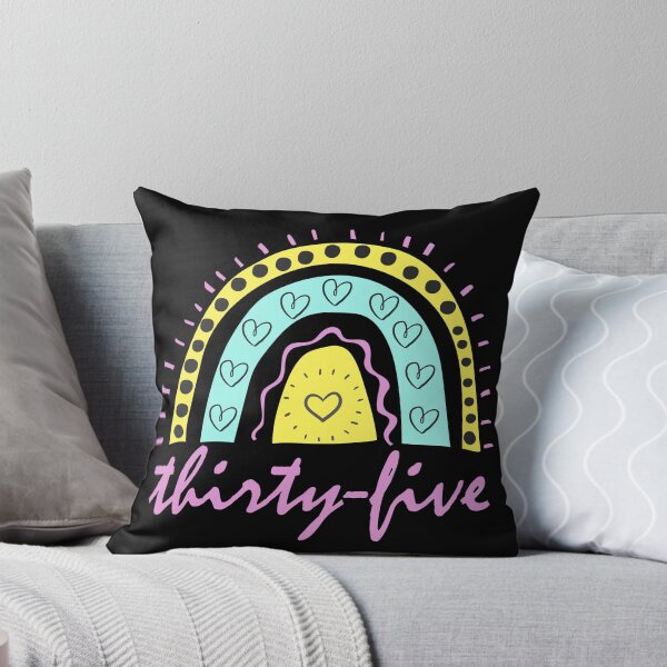 Item preview, Thirty Five Year Old Thirty Fifth Birthday Cute Fun Doodle Boho Rainbow designed and sold by LadySaltwater.