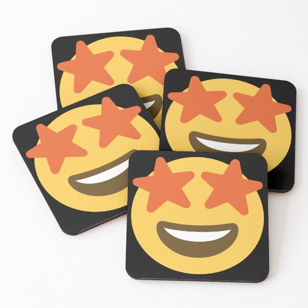 Item preview, Star Eyes Emoji Smiley Face Icon designed and sold by PrintPortal.