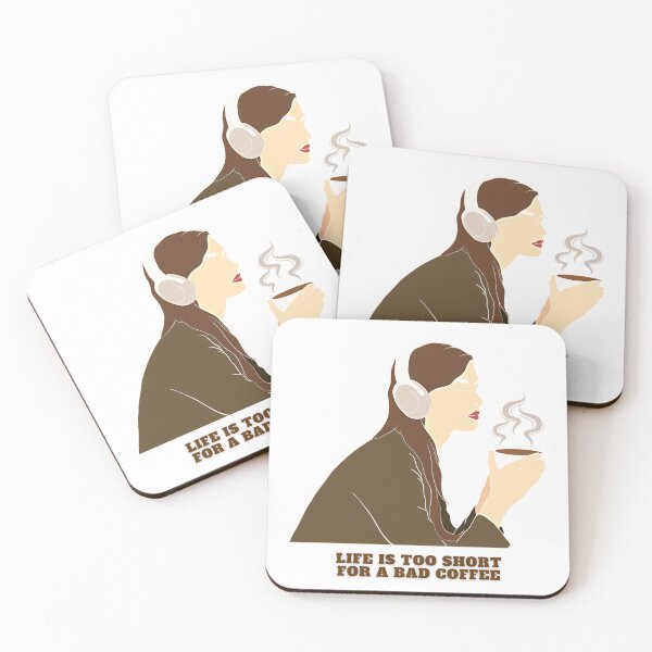 Item preview, LIFE IS TOO SHORT FOR A BAD COFFEE designed and sold by jasneetchopra27.