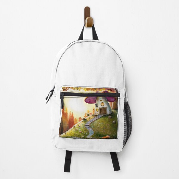 Item preview, Cute Mushroom Cottage on top of a Hill in the Autumn Woods designed and sold by DreamyEscapism.