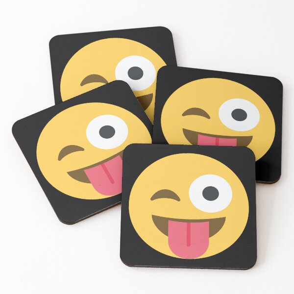 Item preview, Emoji Toungue Wink Face Smiley Icon designed and sold by PrintPortal.