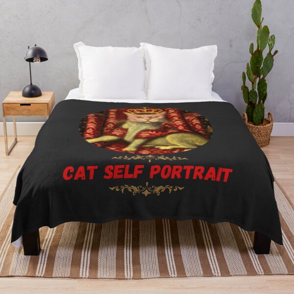 Item preview, Cat Self Portrait; Regal Portrait of the Feline King or Queen designed and sold by Lost-World-Shop.