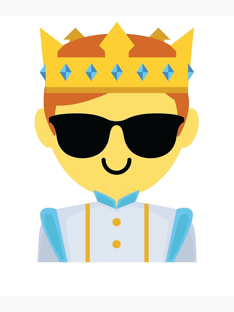 "Prince Emoji " Art Print by HippoEmo Redbubble