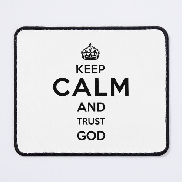 Item preview, Keep Calm And Trust God Сhristian Сross Text designed and sold by bolkibox.