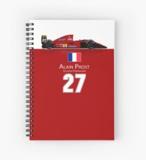 Alain Prost - Ferrari 643 Spiral Notebook