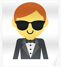 Groom Emoji Poster
