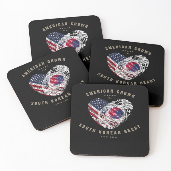 Item preview, American Grown South Korean Heart Love South Korea Flag designed and sold by Melanies16.