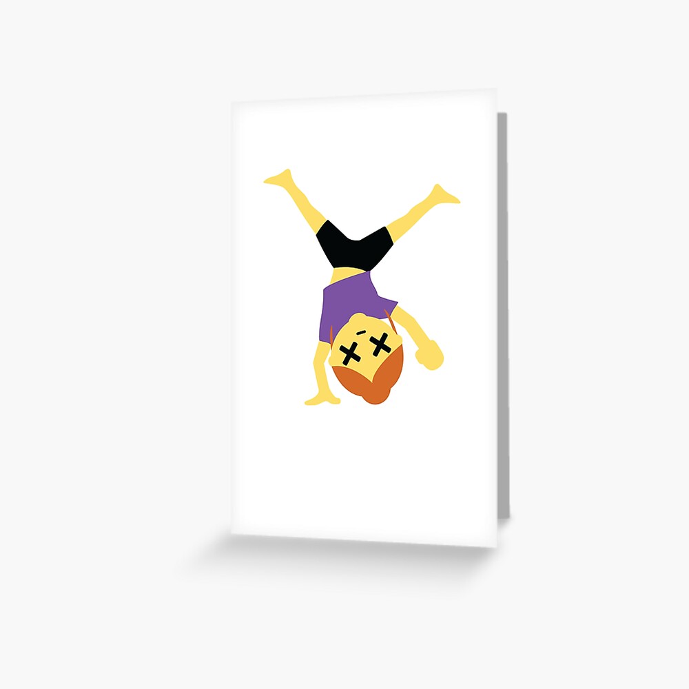 "Gymnast Girl Emoji " Greeting Card for Sale by HippoEmo Redbubble