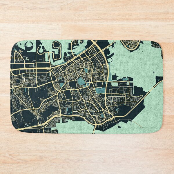 Item preview, Manama City Map of Bahrain - Summer designed and sold by deMAP.