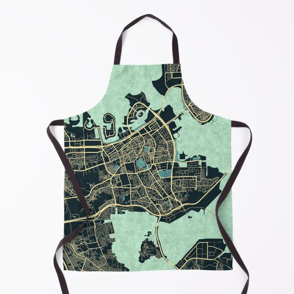 Item preview, Manama City Map of Bahrain - Summer designed and sold by deMAP.