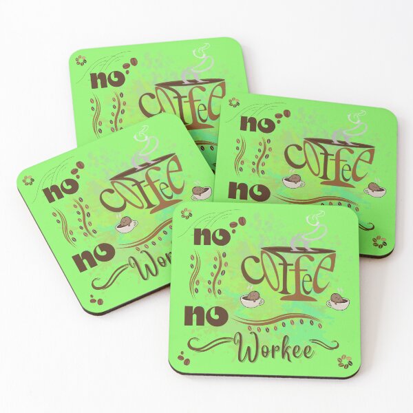Item preview, No coffee no workee | coffee design | for coffee lovers |  designed and sold by Arteartz.