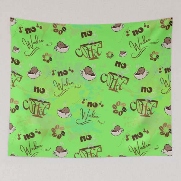 Item preview, No coffee no workee | coffee design | for coffee lovers |  designed and sold by Arteartz.